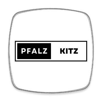 Lauser - Viereckiger Kühlschrankmagnet - Weiß - Vorne