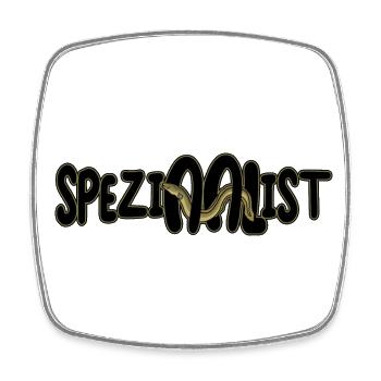 Aal Spezialist Angeln Speziaalist Fisch - Viereckiger Kühlschrankmagnet - Weiß - Vorne