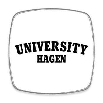 University of Hagen - Square fridge magnet - white - Front
