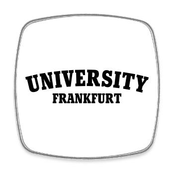 University of Frankfurt - Square fridge magnet - white - Front