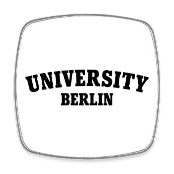 University Berlin - Square fridge magnet - white - Front