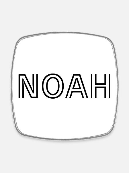 Noah - Square fridge magnet - white