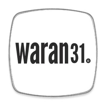 The Oranians of Algeria - Square fridge magnet - white - Front
