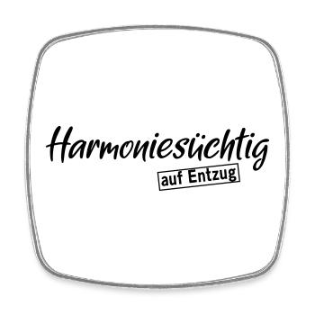 Harmony addict - Square fridge magnet - white - Front