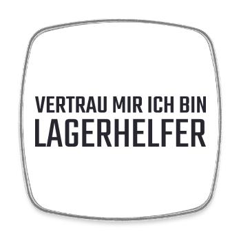 Lagerhelfer Vetrau mir - Viereckiger Kühlschrankmagnet - Weiß - Vorne