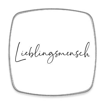 Favorite Person / Handwriting Design - Square fridge magnet - white - Front