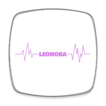Leonora comme prénom - Magnet carré - blanc - Devant