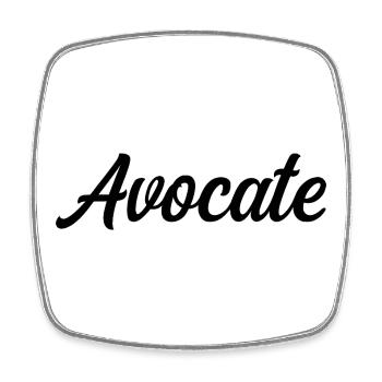 Lawyer Law Justice Court Bar Defence - Square fridge magnet - white - Front
