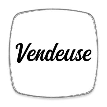 Meilleure Vendeuse Commerce Détail Magasin Pro - Magnet carré - blanc - Devant