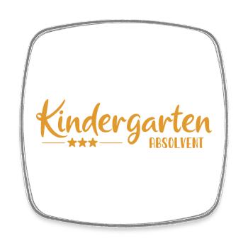 Kindergarten Graduate - School Enrollment - Kita - Square fridge magnet - white - Front