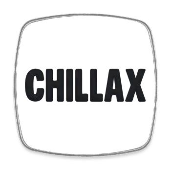 Chillax – Lockere flämische Stimmung - Viereckiger Kühlschrankmagnet - Weiß - Vorne