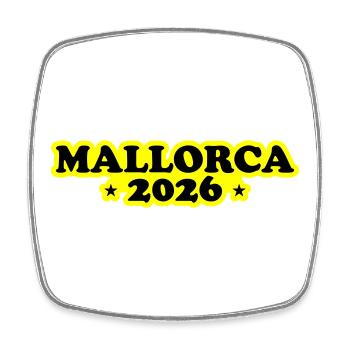 Mallorca 2026 - Square fridge magnet - white - Front