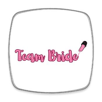 Équipe Bride JGA - Magnet carré - blanc - Devant