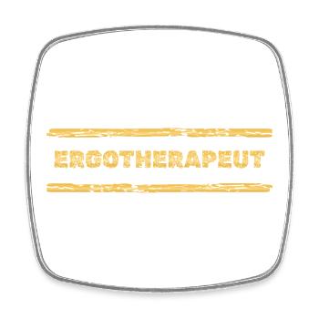 Gift for Occupational Therapist - Square fridge magnet - white - Front