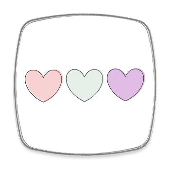 Cadeau pour la fête des mères : Idée de cadeau pour la fête des mères - Magnet carré - blanc - Devant