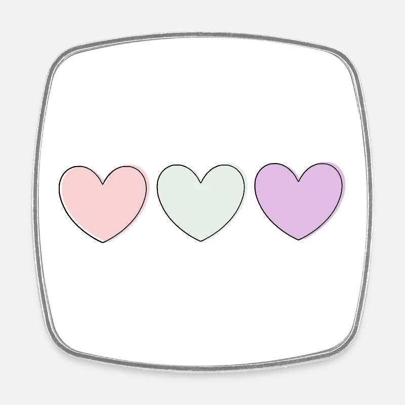 Muttertags Geschenk Mutter Muttertag Geschenkidee  - Viereckiger Kühlschrankmagnet - Weiß