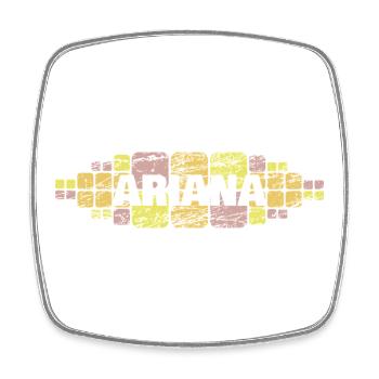 Geschenk für Ariana - Viereckiger Kühlschrankmagnet - Weiß - Vorne