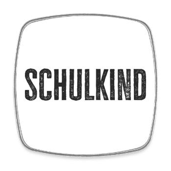 Schoolchild – Perfect for starting school & starting school - Square fridge magnet - white - Front