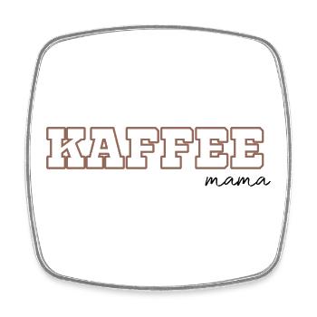 Coffee Mom - Square fridge magnet - white - Front