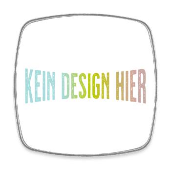 No Design Here Funny Statement Shirt - Square fridge magnet - white - Front