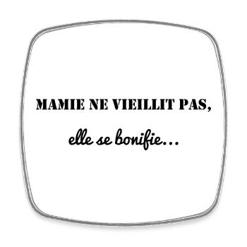 GRANNY. MAMMA. GRANDMOTHER. MOTHER'S DAY. PARTY - Square fridge magnet - white - Front
