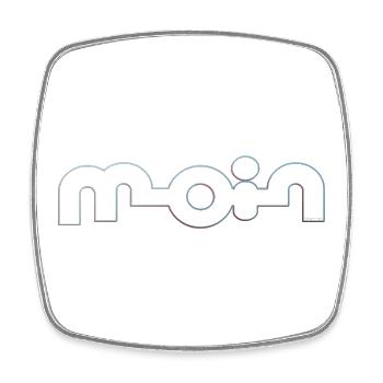 Hello - Square fridge magnet - white - Front