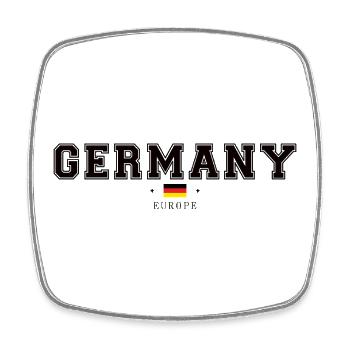 Germany - Square fridge magnet - white - Front