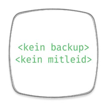 No Ticket No Support Informatiker IT Administrator - Viereckiger Kühlschrankmagnet - Weiß - Vorne