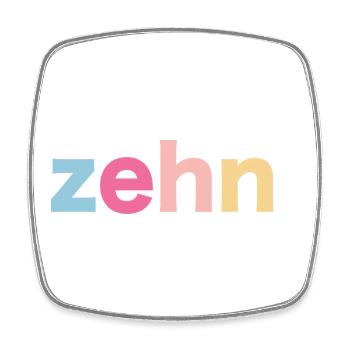 10. Geburtstag Retro Geschenk - Viereckiger Kühlschrankmagnet - Weiß - Vorne