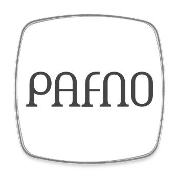 Pafno Nom de garçon - Magnet carré - blanc - Devant