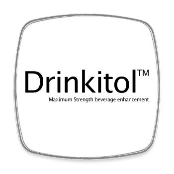 Drink Drug Drinkitol Drink It All Drink - Square fridge magnet - white - Front