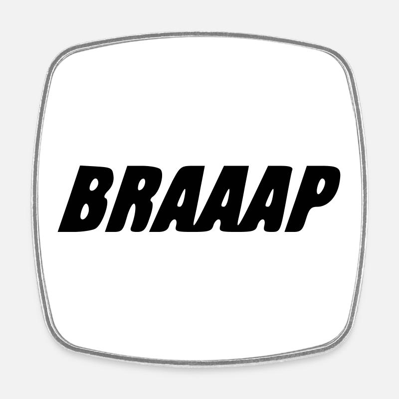 Le BRAAAP - Magnet carré - blanc