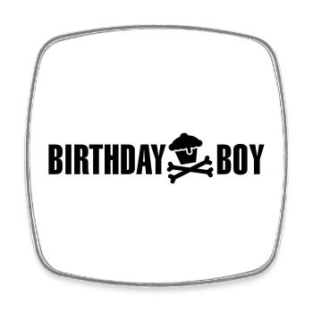 Birthday boy - Viereckiger Kühlschrankmagnet - Weiß - Vorne