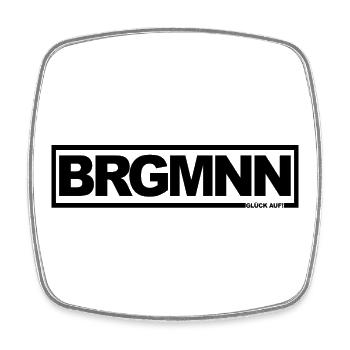 BRGMNN - Bergmann - Viereckiger Kühlschrankmagnet - Weiß - Vorne