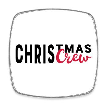 Weihnachten - Viereckiger Kühlschrankmagnet - Weiß - Vorne