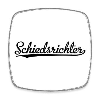 Lustige Geschenke für Schiedsrichter - Viereckiger Kühlschrankmagnet - Weiß - Vorne