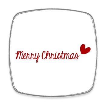 HAPPY NEW YEAR. NEW YEAR'S EVE. NEW YEAR - Square fridge magnet - white - Front