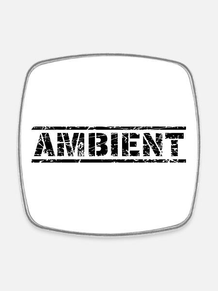 Ambiant - Magnet carré - blanc