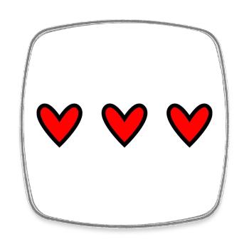 GRANNY. GRANDMA. MOTHER'S DAY. HAPPY BIRTHDAY - Square fridge magnet - white - Front