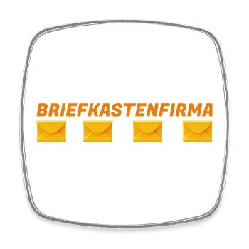 Sarcasm Letterbox Company Funny Humor Shirt - Square fridge magnet - white - Front