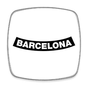 Barcelona Chapter Element (JGA MC-Rocker-Design) - Square fridge magnet - white - Front