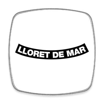 Lloret de mar Chapter Element (JGA MC-Design) - Viereckiger Kühlschrankmagnet - Weiß - Vorne