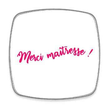 GELIEBTE. VIELEN DANK. DANKE HERRIN - Viereckiger Kühlschrankmagnet - Weiß - Vorne