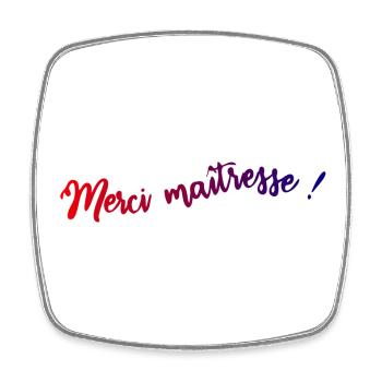 GELIEBTE. VIELEN DANK. DANKE HERRIN. GELIEBTE - Viereckiger Kühlschrankmagnet - Weiß - Vorne