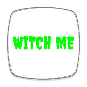 Magical Witchcraft Themed T-Shirt Design - Square fridge magnet - white - Front