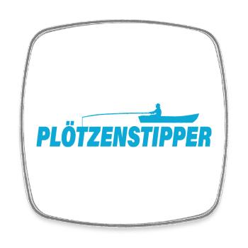 PLÖTZENSTIPPER - Square fridge magnet - white - Front