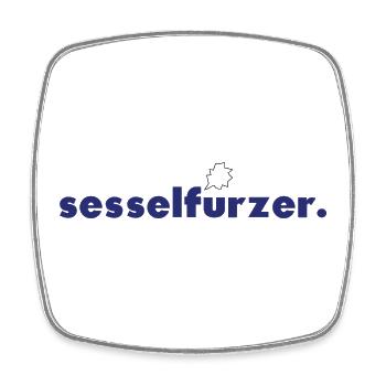 pencil pusher. - Square fridge magnet - white - Front