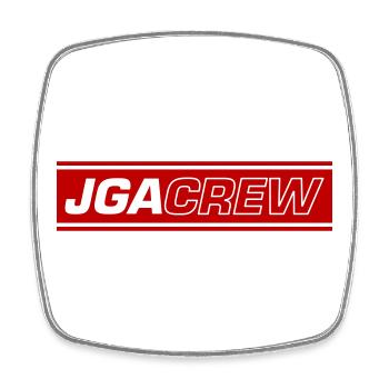 Bachelor Crew Enterrement de vie de garçon - Magnet carré - blanc - Devant