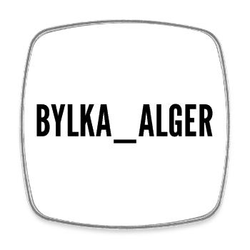 BYLKA_ALGER - Magnet carré - blanc - Devant