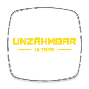 UNTAMPABLE ULTRAS - Square fridge magnet - white - Front